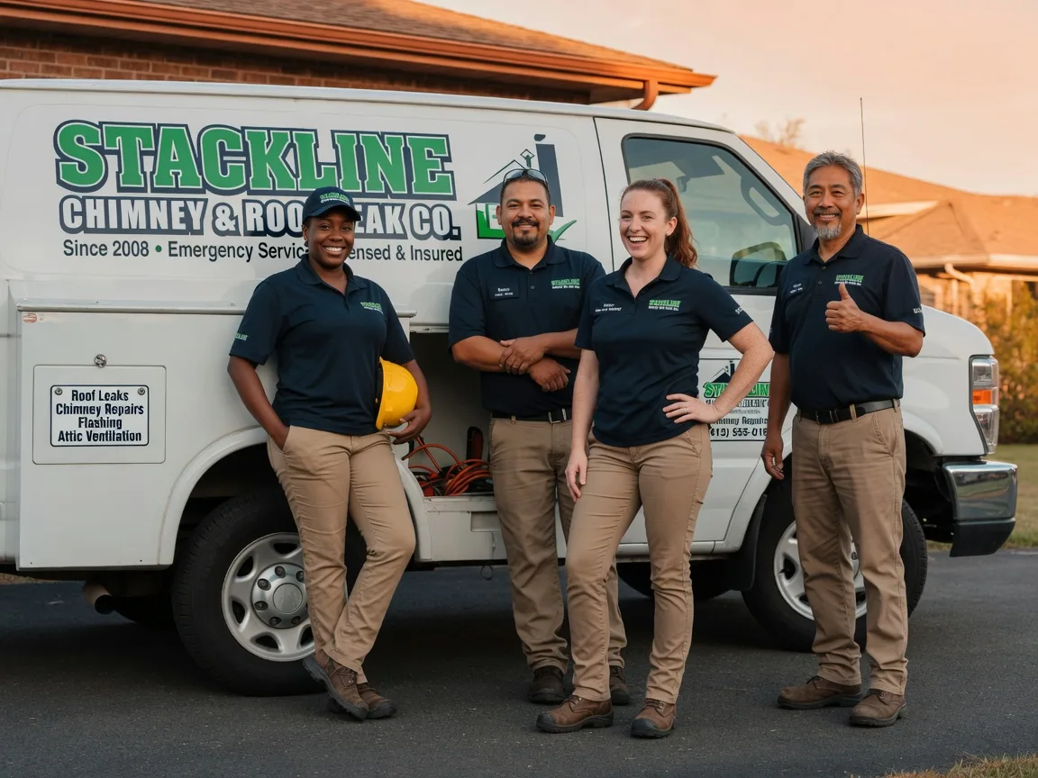 Chimney flashing repair company in Gassville, AR